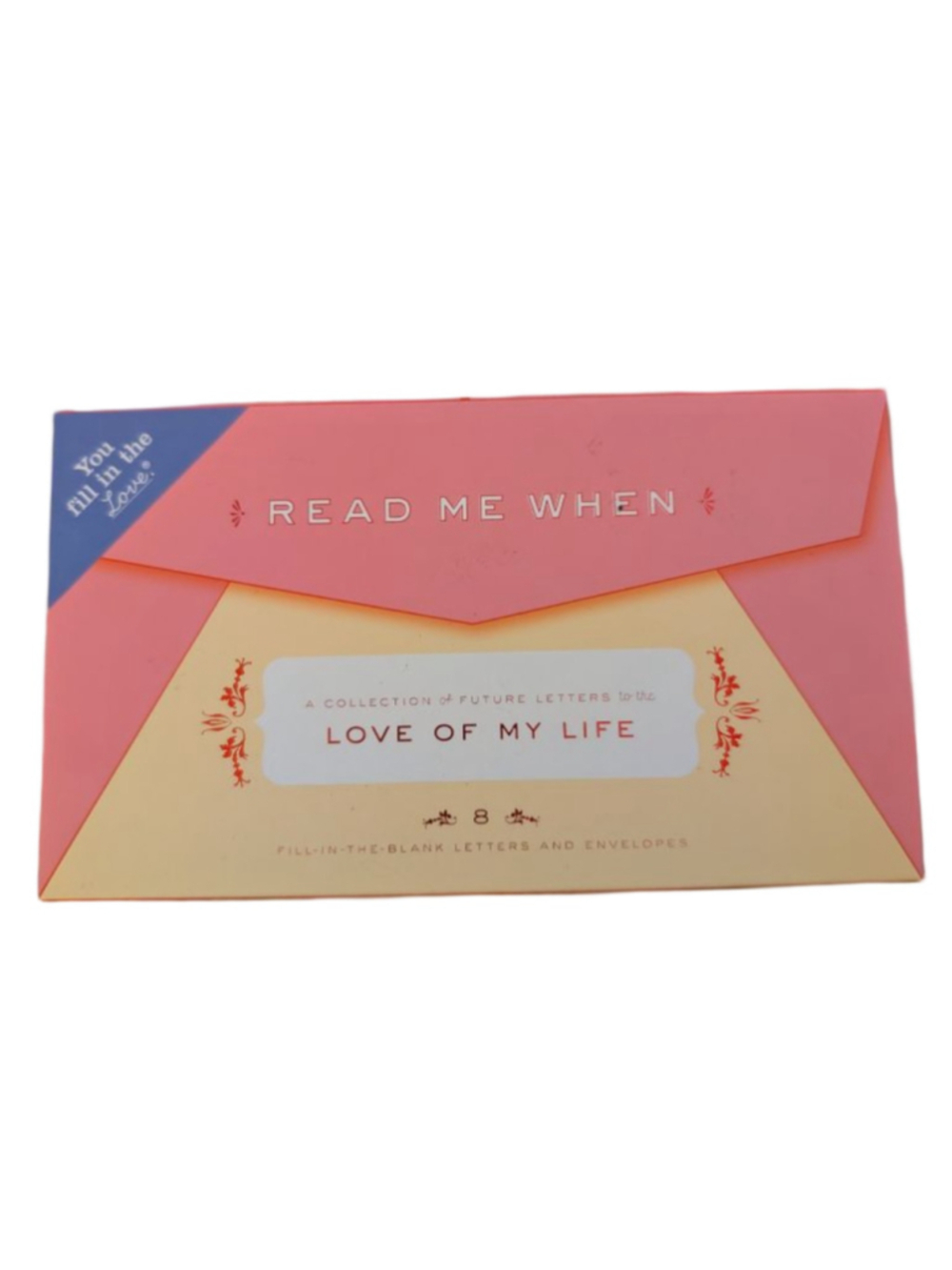 Knock Knock Pink Beige Stationery Love Letters One Size